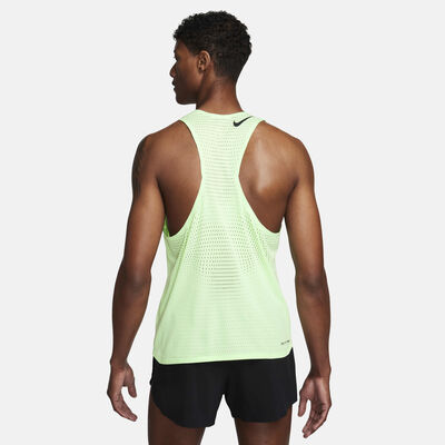 Nike Men's AeroSwift Dri-FIT ADV Running Vest Green