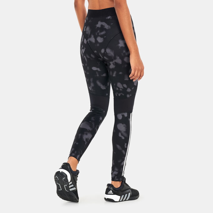 adidas Women's Hyperglam Printed 7/8 Leggings Multi adidas Women's Hyperglam Printed 7/8 Leggings Multi image number 1
