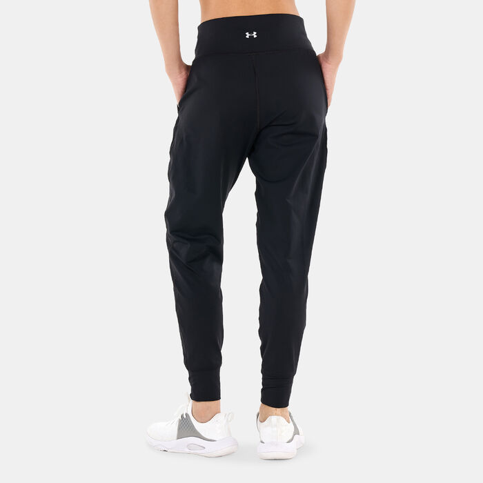Under Armour Women's UA Meridian Joggers Black Under Armour Women's UA Meridian Joggers Black image number 1