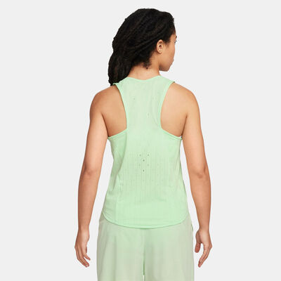 Nike Women's AeroSwift Dri-FIT ADV Running Vest Green