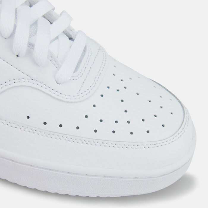 Nike Women's Court Vision Mid Shoes White image number 4