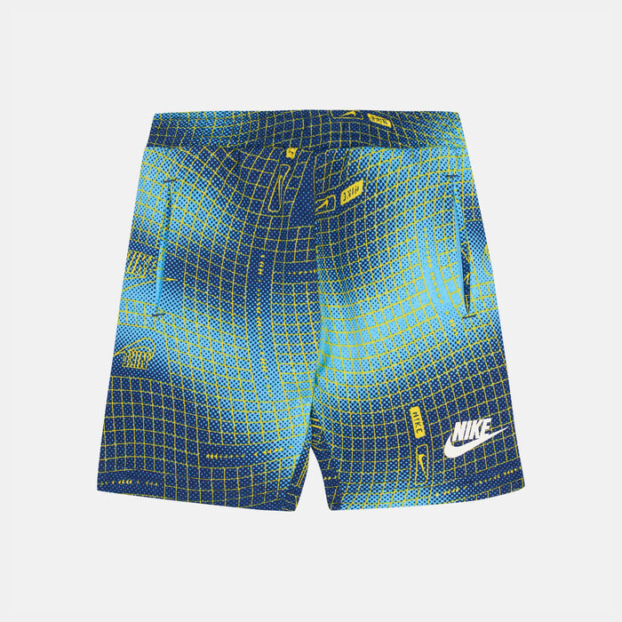 Nike Kids' Sportswear Club Allover Shorts Blue image number 0