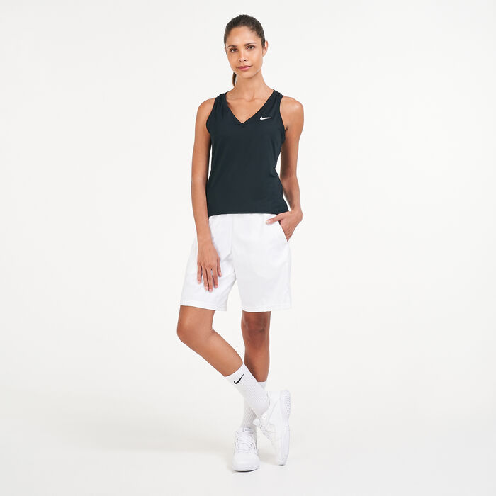 Nike Women's Court Victory Tennis Tank Black Nike Women's Court Victory Tennis Tank Black image number 2
