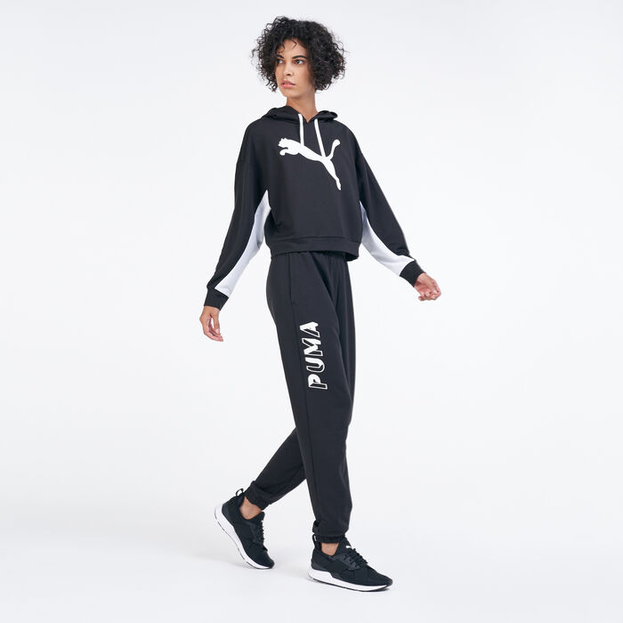 PUMA Women's Modern Sports Hoodie Black PUMA Women's Modern Sports Hoodie Black image number 2