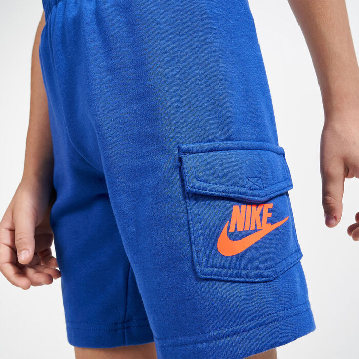 Nike Kids' Futura T-Shirt and Cargo Shorts Set (Younger Kids) Blue image number 3