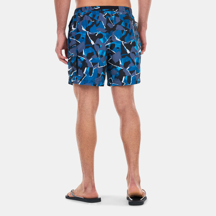 Nike Swim Men's Shred Voyage Cargo Swimming Shorts Multi Nike Swim Men's Shred Voyage Cargo Swimming Shorts Multi image number 1