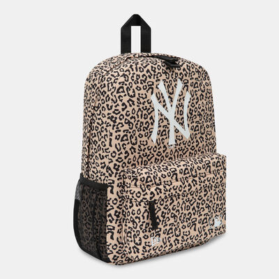 New Era New York Yankees Allover Print Stadium Backpack Beige