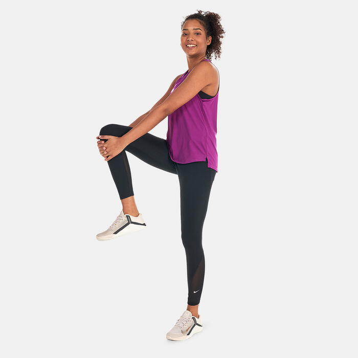 Nike Women's One High-Waisted Leggings Black Nike Women's One High-Waisted Leggings Black image number 2