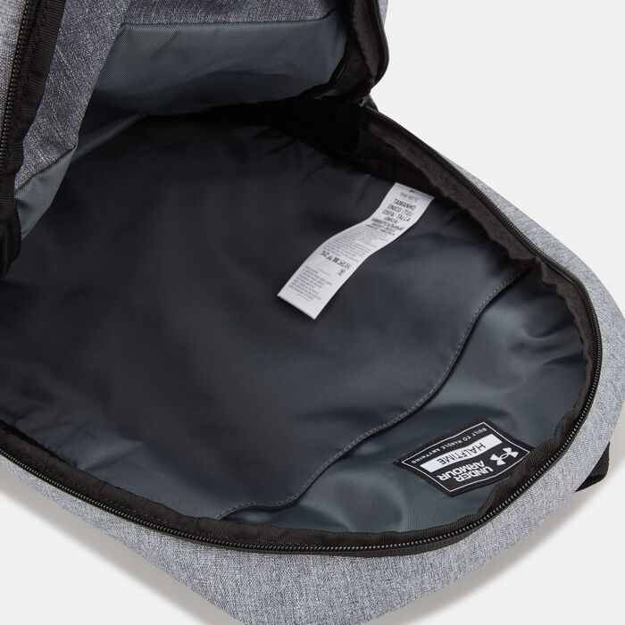Under Armour UA Halftime Backpack Grey Under Armour UA Halftime Backpack Grey image number 3