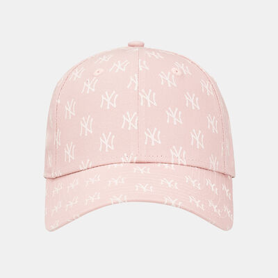 New Era Women's MLB New York Yankees Monogram 9FORTY Cap Pink New Era Women's MLB New York Yankees Monogram 9FORTY Cap Pink