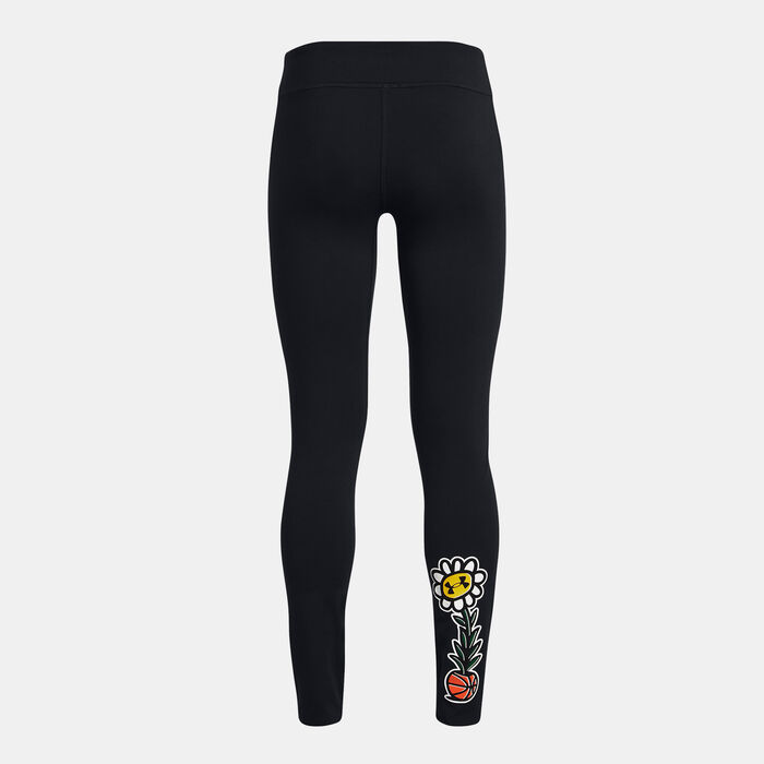 Under Armour Kids' Motion Graphic Training Leggings Black Under Armour Kids' Motion Graphic Training Leggings Black image number 1