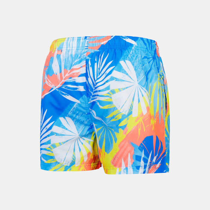Speedo Men's Printed Leisure Swimming Shorts Blue Speedo Men's Printed Leisure Swimming Shorts Blue image number 1