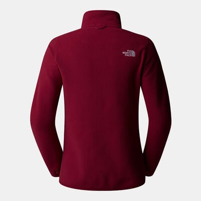 The North Face Women's 100 Glacier Fleece Hiking Jacket Red The North Face Women's 100 Glacier Fleece Hiking Jacket Red