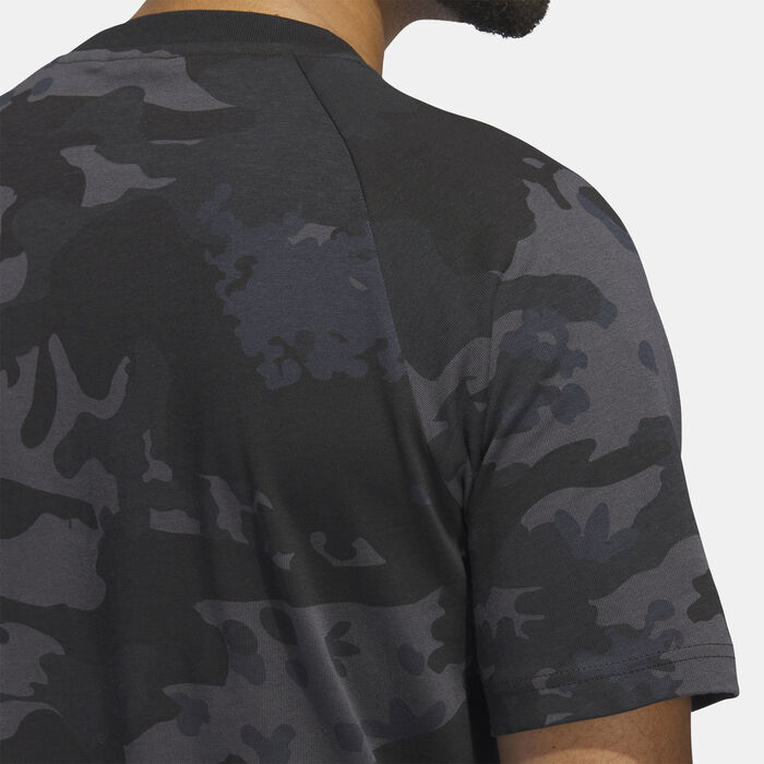 adidas Originals Men's Camo Trefoil T-Shirt Black adidas Originals Men's Camo Trefoil T-Shirt Black image number 4