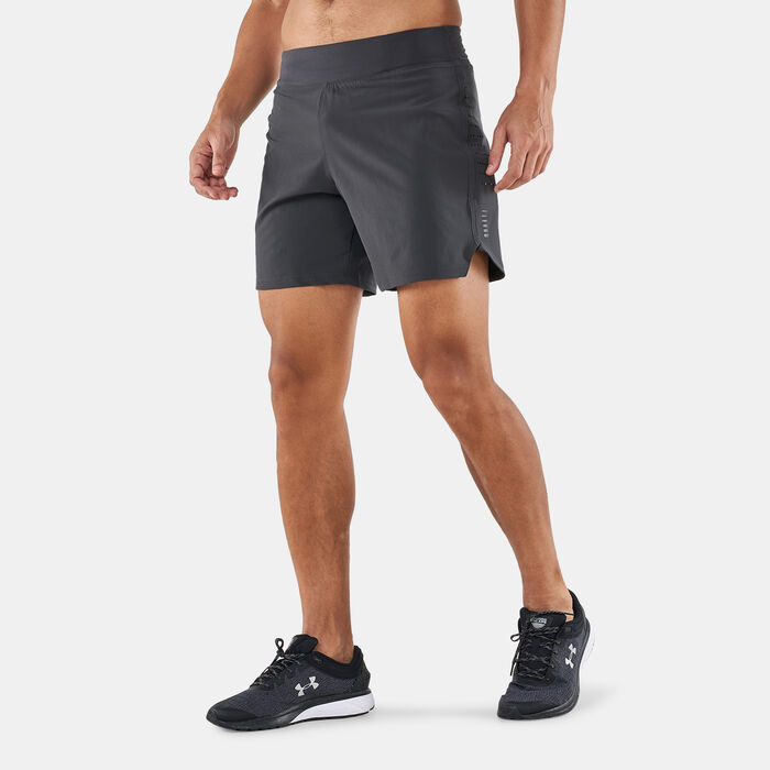Under Armour Men's UA Speedpocket 7-Inch Shorts Grey Under Armour Men's UA Speedpocket 7-Inch Shorts Grey image number 0