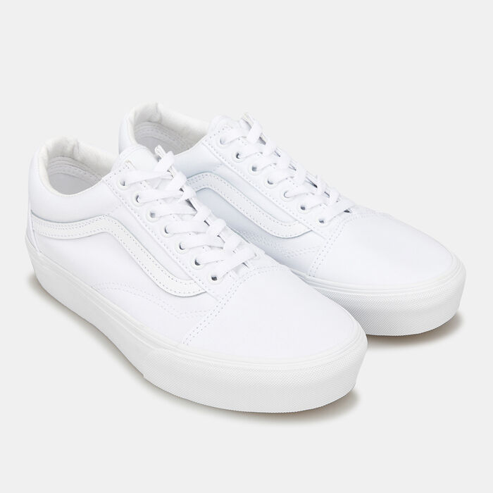 Vans Old Skool Platform Unisex Shoe White image number 1