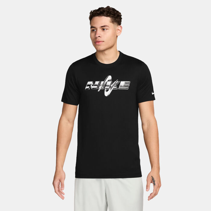 Nike Men's Dri-FIT Training T-Shirt Black Nike Men's Dri-FIT Training T-Shirt Black image number 0
