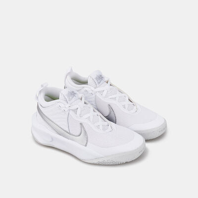 Nike Kids' Team Hustle D 10 Shoe White Nike Kids' Team Hustle D 10 Shoe White