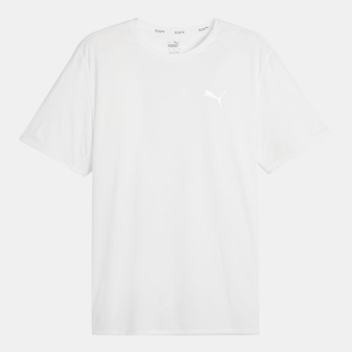 PUMA Men's RUN FAVORITE Running T-Shirt White image number 0