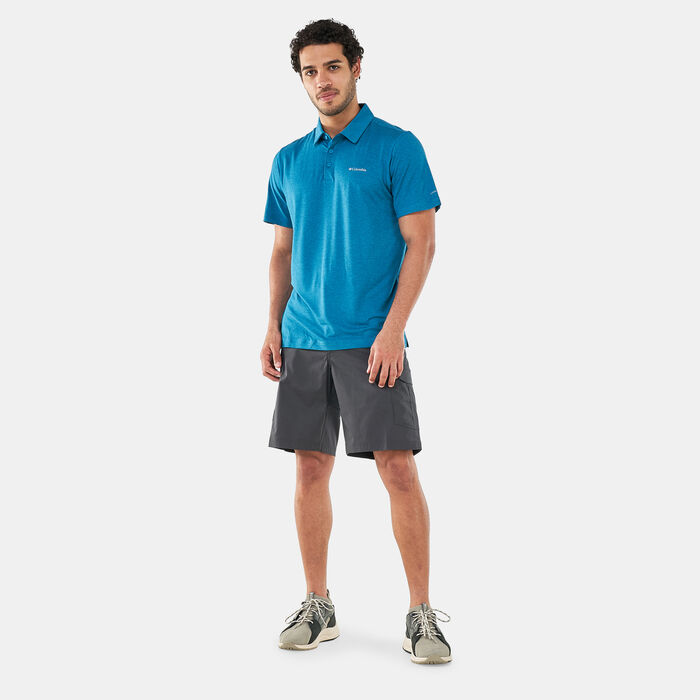 Columbia Men's Tech Trail™ Polo T-Shirt Blue Columbia Men's Tech Trail™ Polo T-Shirt Blue image number 2