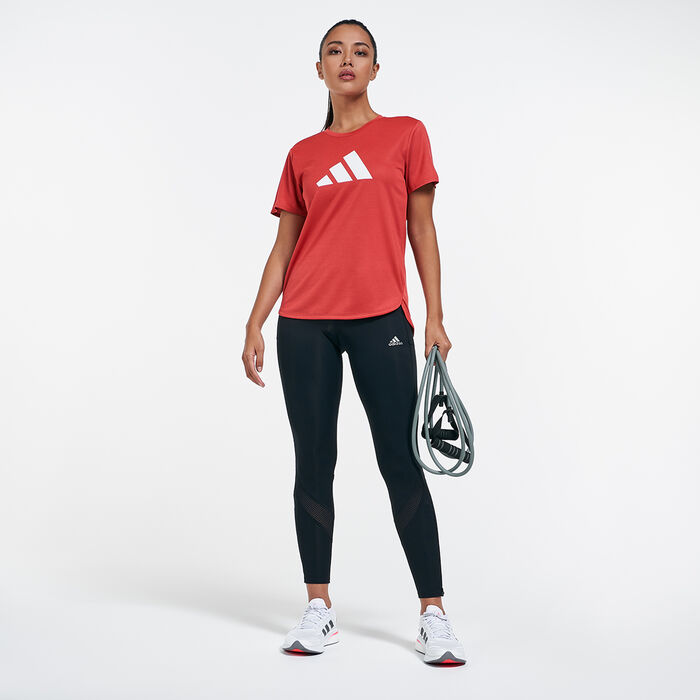 adidas Women's 3 Bar Logo T-Shirt White adidas Women's 3 Bar Logo T-Shirt White image number 2