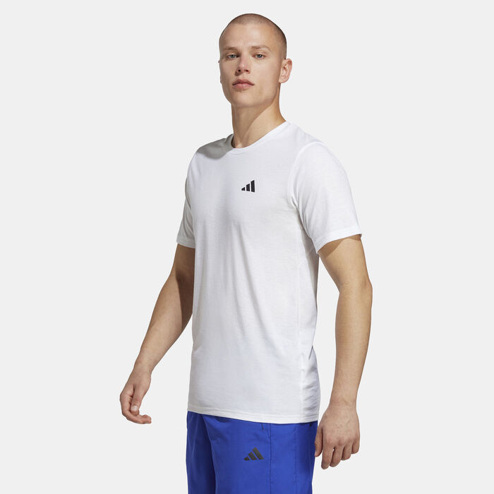adidas Men's Train Essentials Feelready Training T-Shirt White adidas Men's Train Essentials Feelready Training T-Shirt White image number 0