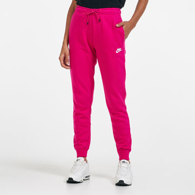 Nike Women's Sportswear Essential Fleece Sweatpants Pink
