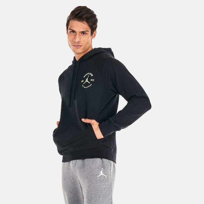 Jordan Men's Dri-FIT Sport BC Fleece Hoodie Black Jordan Men's Dri-FIT Sport BC Fleece Hoodie Black image number 0