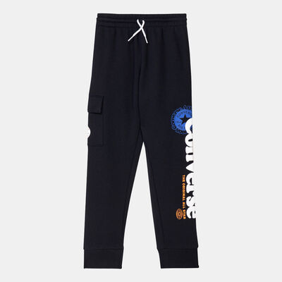 Converse Kids' Into The Wild Cargo Sweatpants Black