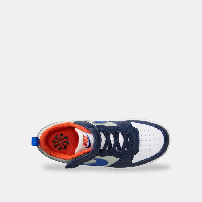 Nike Kids' Court Borough Low Recraft Shoes (Younger Kids) Blue Nike Kids' Court Borough Low Recraft Shoes (Younger Kids) Blue image number 3