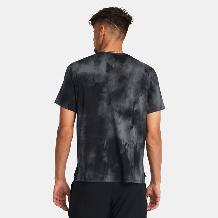 Under Armour Men's Launch Elite Wash T-Shirt Black image number 1
