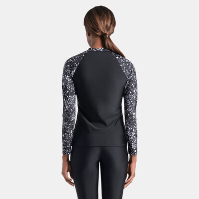 Arena Women's Modesty Long Sleeve Swimming Rashguard Black