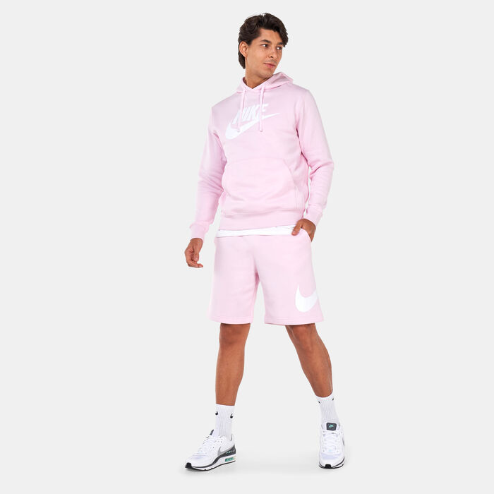Nike Men's Sportswear Club Graphic Shorts Pink Nike Men's Sportswear Club Graphic Shorts Pink image number 2