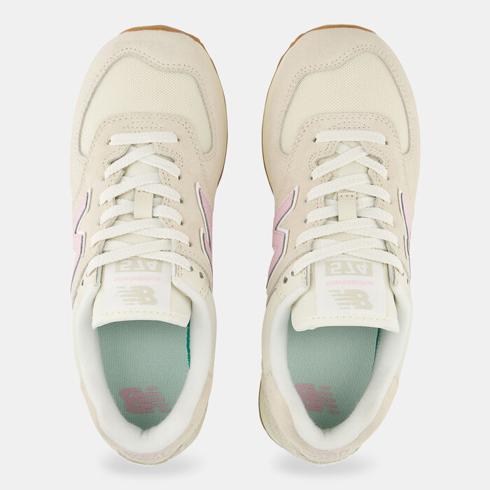 New Balance Women's 574 Shoes Beige image number 4