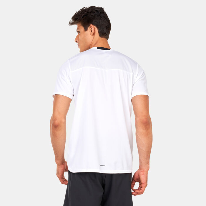 adidas Men's Designed For Movement HIIT Training T-Shirt White adidas Men's Designed For Movement HIIT Training T-Shirt White image number 1