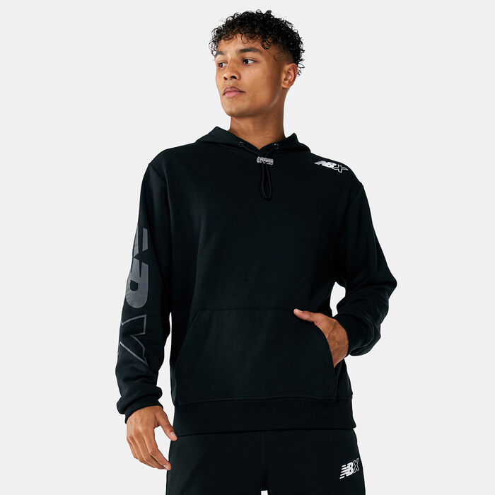 New Balance Men's Essentials NBX Hoodie Black image number 0