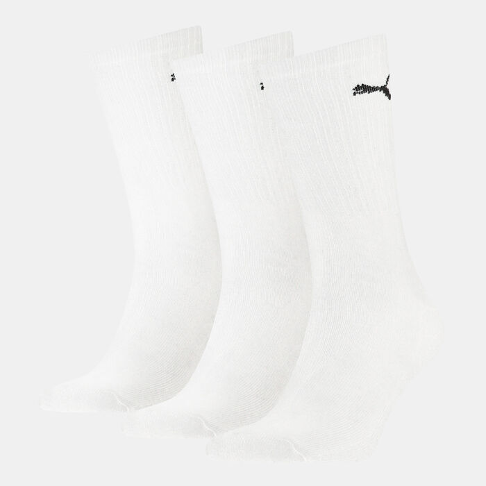 PUMA Sport Light Crew Socks (3 Pairs) White PUMA Sport Light Crew Socks (3 Pairs) White image number 0