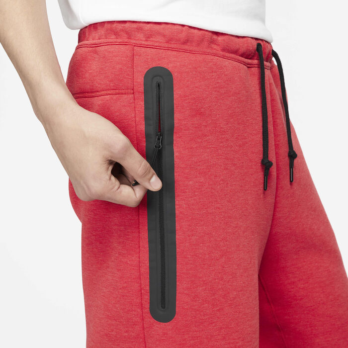Nike Men's Sportswear Tech Fleece Shorts Red Nike Men's Sportswear Tech Fleece Shorts Red image number 5