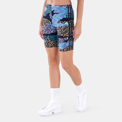 adidas Women's Farm Rio Bike Shorts Blue