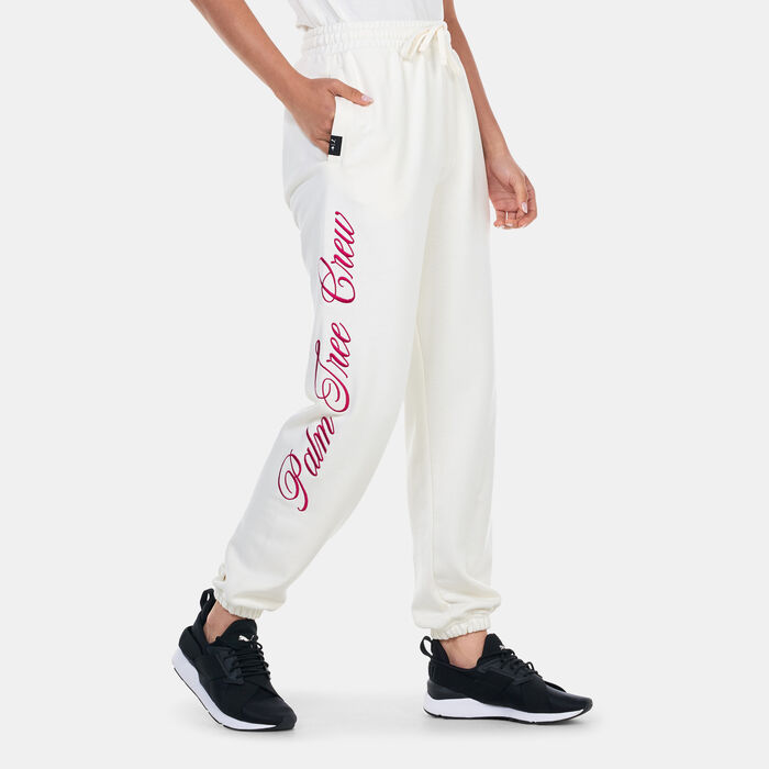 PUMA Men's x PALM TREE CREW Sweatpants White PUMA Men's x PALM TREE CREW Sweatpants White image number 0