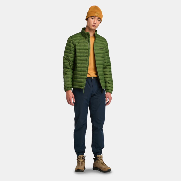 Timberland Men's Axis Peak DWR Hiking Jacket Green Timberland Men's Axis Peak DWR Hiking Jacket Green image number 2