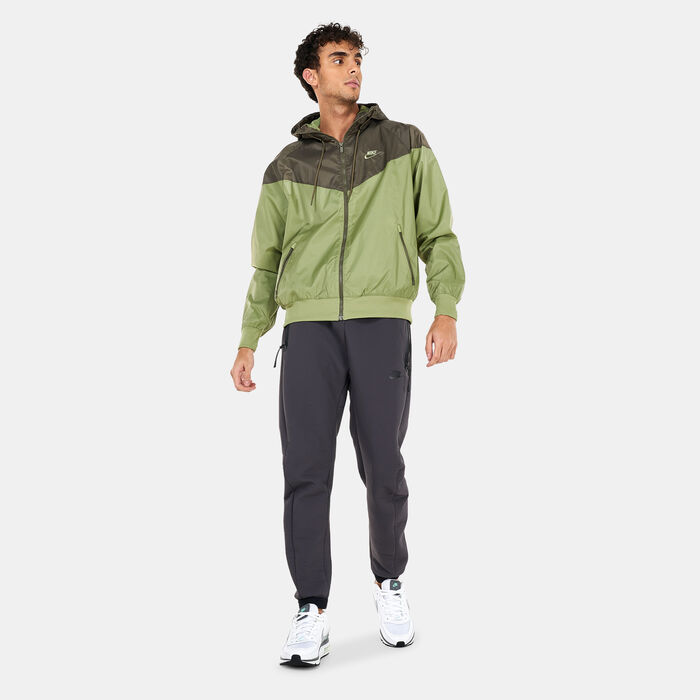 Nike Men's Sportswear Windrunner Hooded Jacket Green Nike Men's Sportswear Windrunner Hooded Jacket Green image number 2