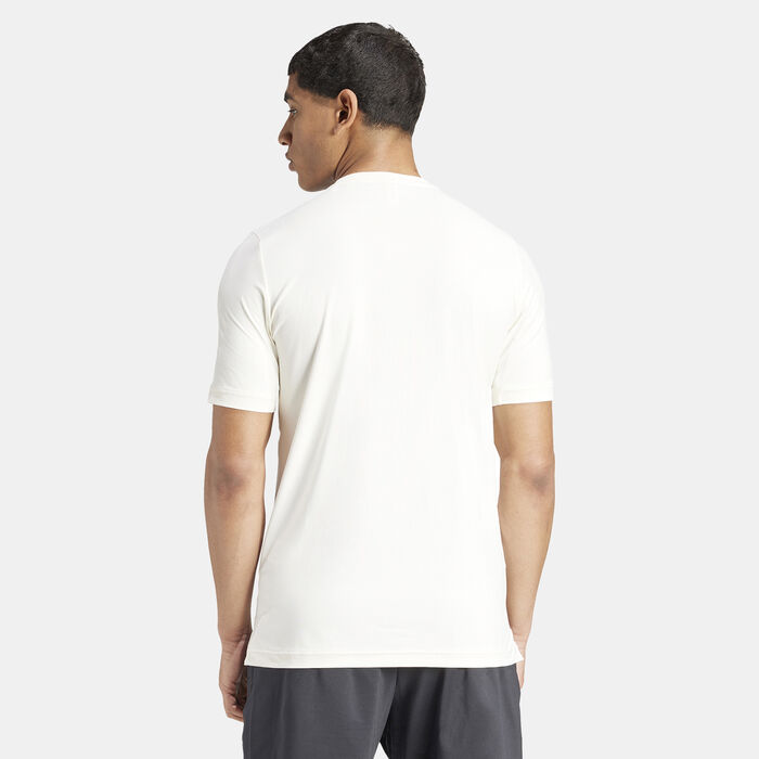 adidas Men's Cool Feel Training T-Shirt White image number 1