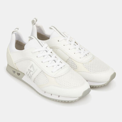 EA7 Emporio Armani Men's Black and White Shoe White EA7 Emporio Armani Men's Black and White Shoe White