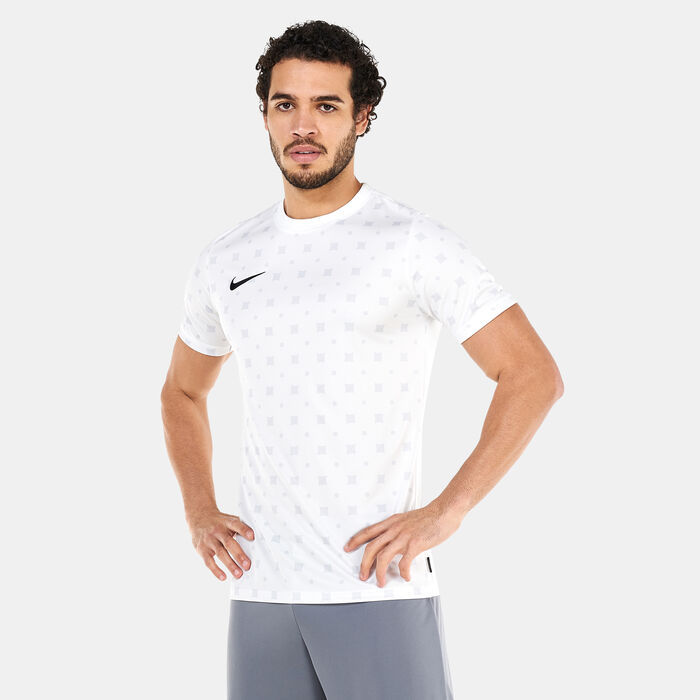 Nike Men's Dri-FIT F.C. Libero Print Football T-Shirt White Nike Men's Dri-FIT F.C. Libero Print Football T-Shirt White image number 0