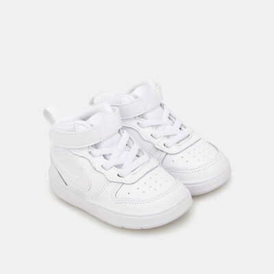 Nike Kids' Court Borough Mid 2 Shoe (Baby and Toddler) White Nike Kids' Court Borough Mid 2 Shoe (Baby and Toddler) White