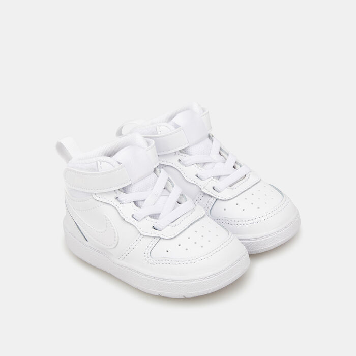 Nike Kids' Court Borough Mid 2 Shoe (Baby and Toddler) White Nike Kids' Court Borough Mid 2 Shoe (Baby and Toddler) White image number 1