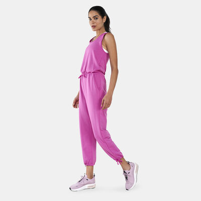 Nike Women's Yoga Dri-FIT Jumpsuit Red Nike Women's Yoga Dri-FIT Jumpsuit Red