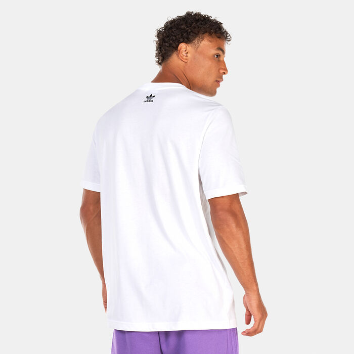 adidas Originals Men's Graphics New Age T-Shirt White adidas Originals Men's Graphics New Age T-Shirt White image number 1