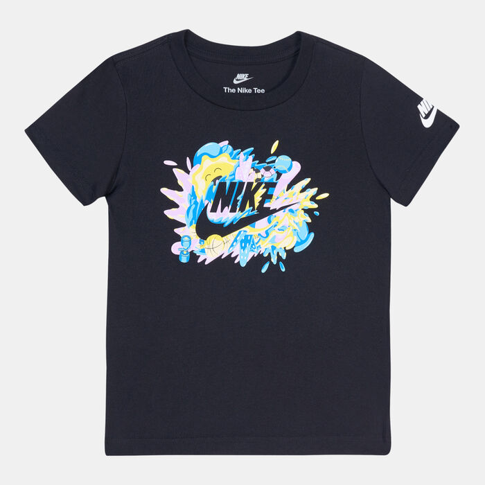 Nike Kids' Futura Sport Splash T-Shirt (Baby and Toddler) Black Nike Kids' Futura Sport Splash T-Shirt (Baby and Toddler) Black image number 0